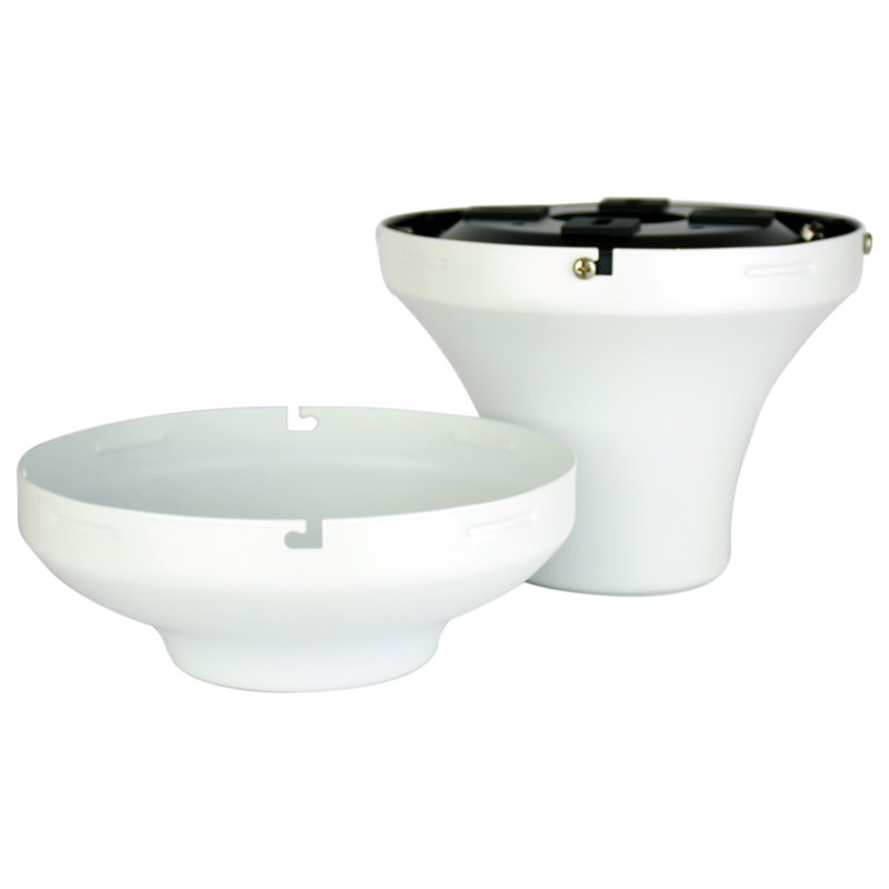 Ceiling Fan Close to Ceiling Kit - Matte White - Wet Rated, Matte White