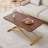 Modern Minimalist Multifunctional Lift Table With Adjustable Metal Legs-117431364-137513530