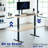 VIVO Electric Dual Motor Standing Desk Frame, E-200 Series-2128592259