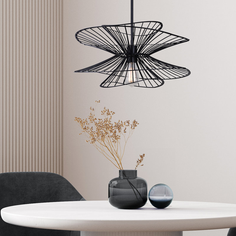 Channel 1 Light Pendant, Matte Black