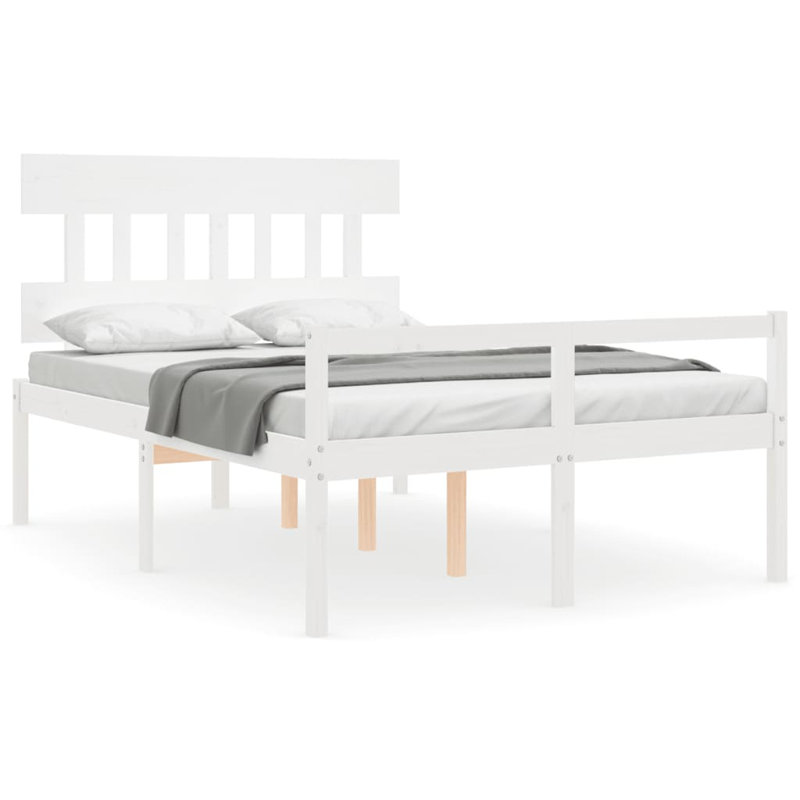 Bed Frame with Headboard, 81cm H x 140cm W x 20.5cm D