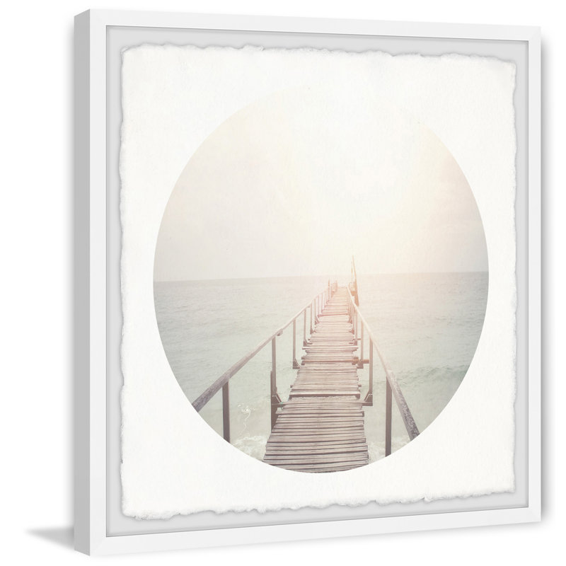 Way to the Sunlight - Photographie avec cadre photo, H 12 po x l 12 po x P 1,5 po