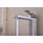 Stainless Steel Sink Faucet - Smooth Operation, Splash Feature Single Handle Bathroom Tap Rust , Easy Water Flow Control