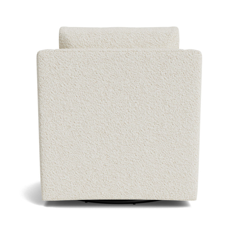 Gigi No Skirt Full Swivel Chair, Berber - Cream