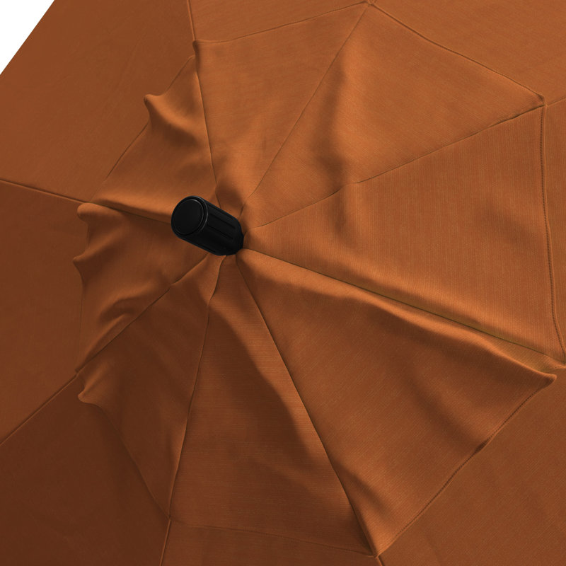 Parasol de marché 90 po Nalysa, Toile Sunbrella® tangerine