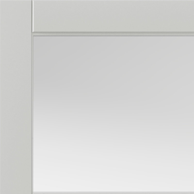 Metro Glass Door Prefinished, 198.1cm H x 61cm W x 3.5cm D
