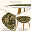 Ensemble de 2 tables basses gigognes Triangle