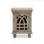 Table de chevet en bois gris antique