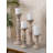 15'' H Wood Tabletop Pillar