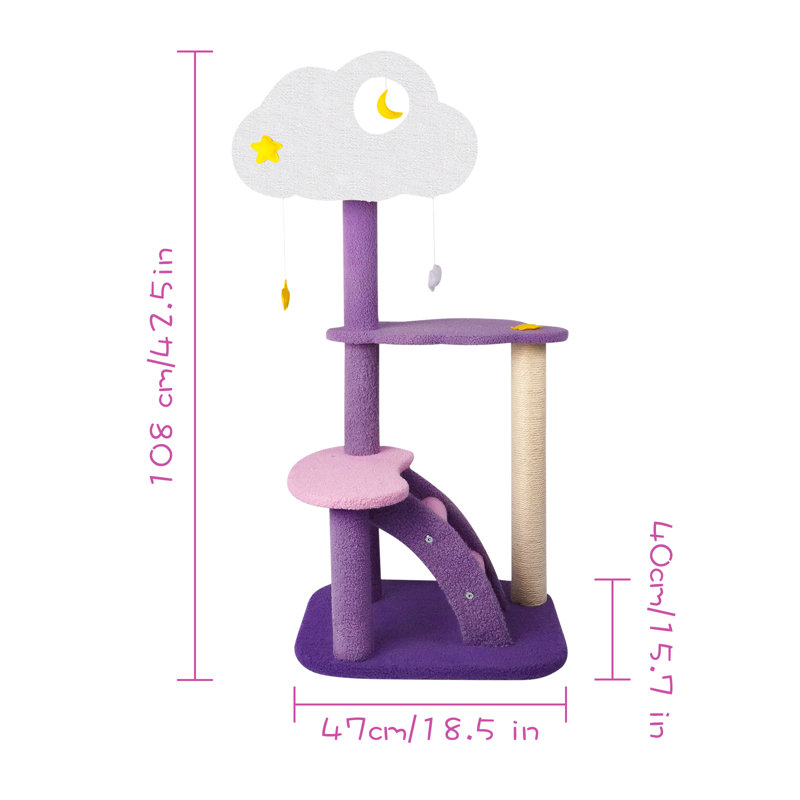 Deboer 108cm H Cat Tree