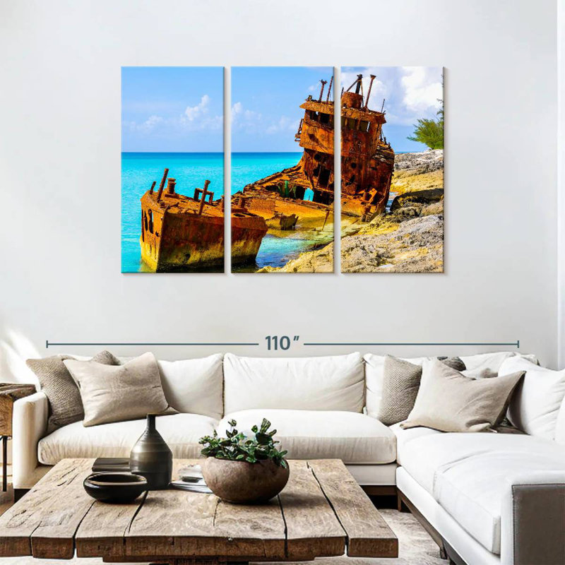 Mehar Bimini Shipwreck, 48" H x 74" W