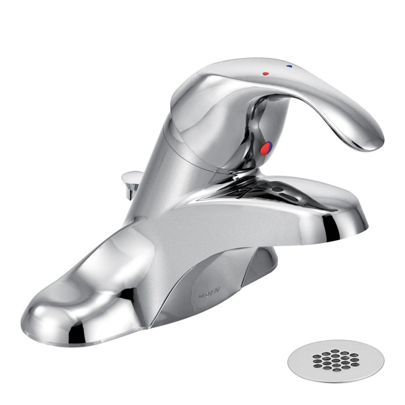 M-Bition Centerset Bathroom Faucet with Drain Assembly
