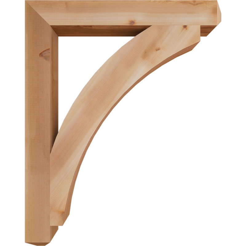 Support pour artisan Thorton, Cèdre rouge de l'Ouest (lisse), H 40 po x l 4 po x P 32 po