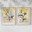 Floral Diary III - reproduction encadrée de qualité supérieure - prêt à être accroché - aucun clou requis - aucun clou requis-396422279-396422273