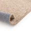 Machine Washable Tufted Rug, Plain, Brown-1279486450