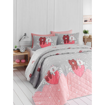 Ensemble de couvre-lit 100% coton Abital