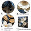 «Blue and White Seasonal Flowers Collage VI», reproduction sur toile-2110297982-2110297984