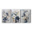 FLORAL Series CCCCI - Toile tendue avec châssis sur mesure - 3 pièces-186236056