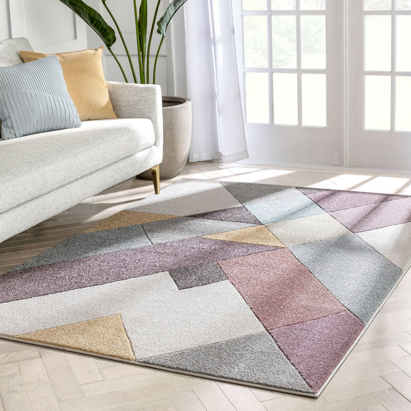 Whoa! Abstract Synthetic Area Rug, Rectangle 160 x 220cm