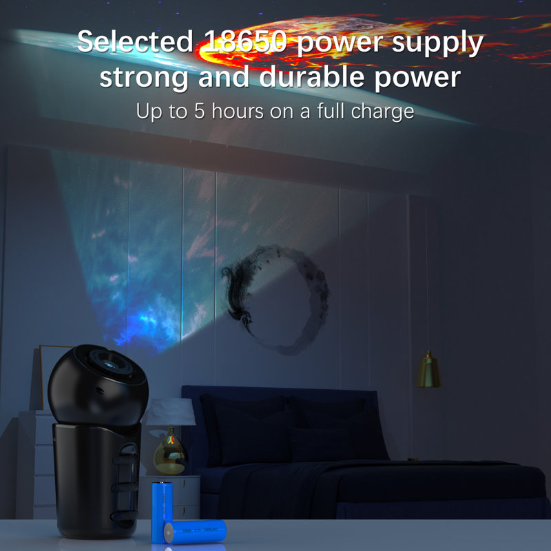 [Spring Glow up]  Portable Projector, Galaxy Projector for Car & Bedroom: High-Quality LED Lighting With Starry Wonderland, Ceiling ProjectorPerfect Gift for Children & Adults Alike, Essential Car Lighting Accessory for Tesla Owners
