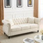 Canapé combiné (3 + 3) - Velours beige (W834S00063)