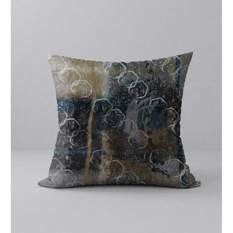 Véritable housse de coussin carrée et scintillante, 18" x 18"