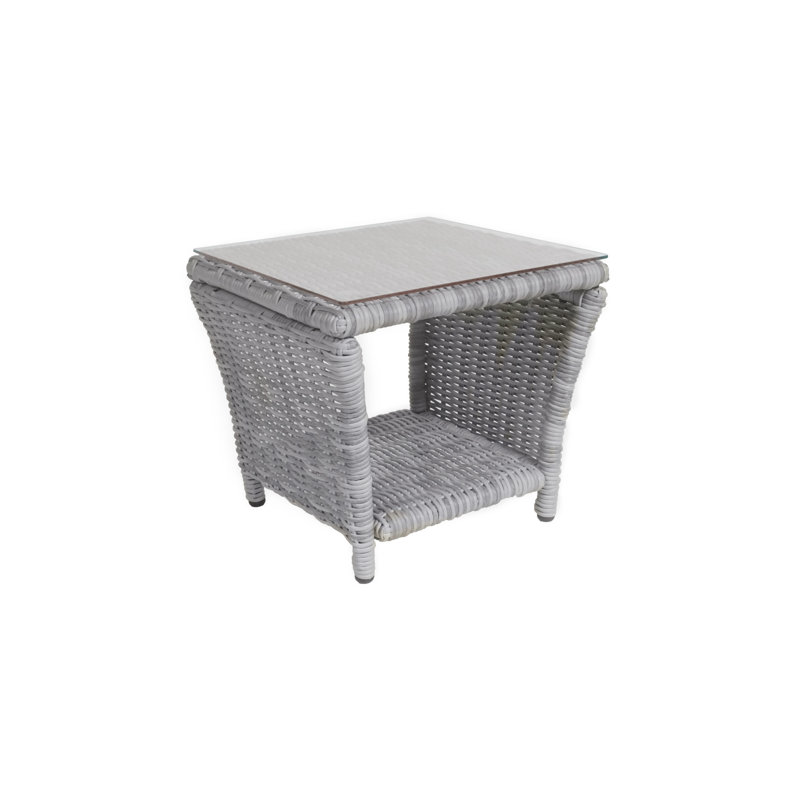 Vallauris Gray Wicker 3-Piece Reclining Outdoor Chair Set