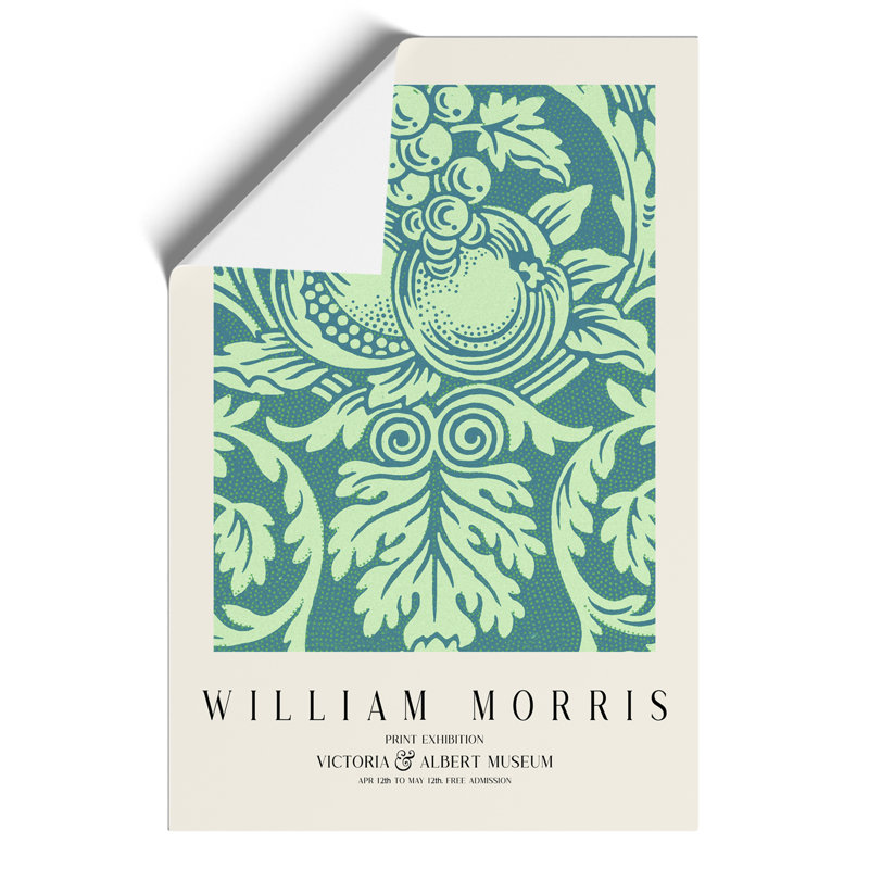 Queen Anne Print by William Morris - Frameless Print, 59cm H x 42cm W x 0.1cm D