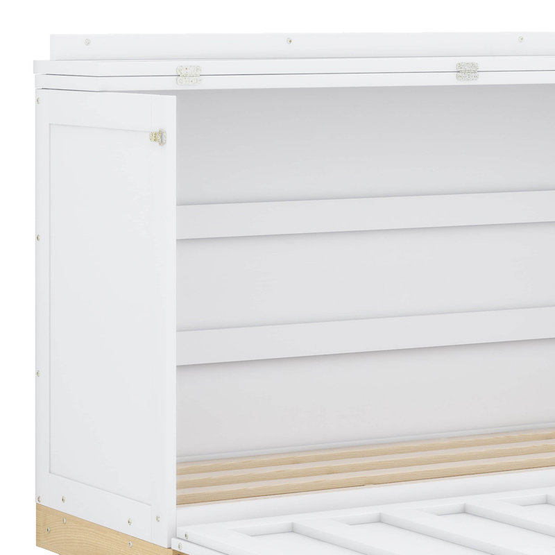Lit escamotable peu encombrant, Blanc