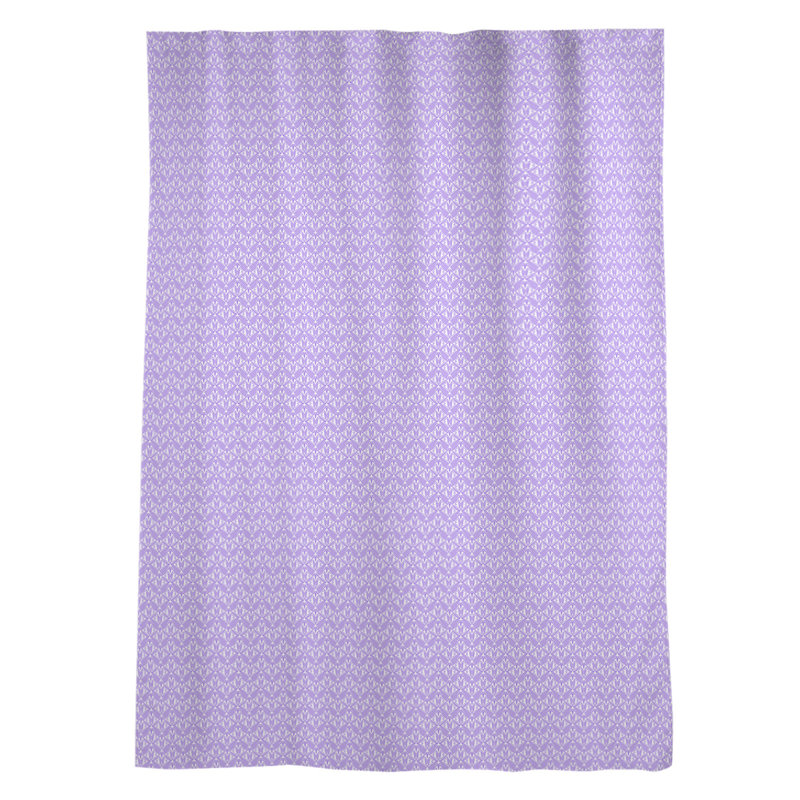 Panneau de rideau simple avec passe-tringle art déco Avicia, Mauve