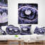 Coussin lombaire floral brillant avec effet bokeh
