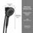 High Pressure Shower Heads 6 Spray Mode, Magnetic Shower Head For Bathroom, Matte Black Handheld Shower With 60 Inch Stainless Steel Hose