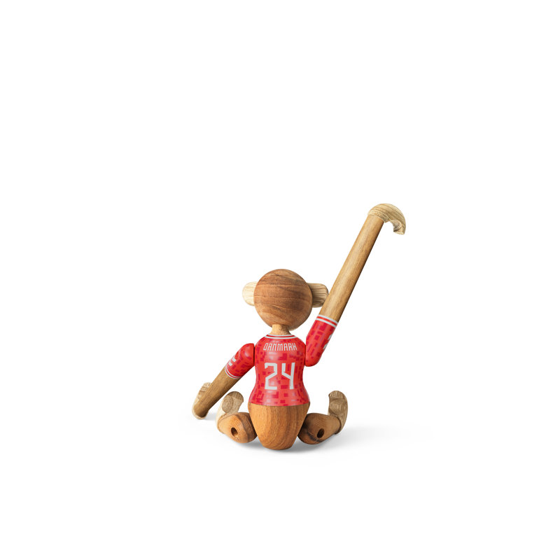 Monkey X DBU Man Monkey 2024 Teak/Limba, 3.7" H x 3.9" W x 1.6" D