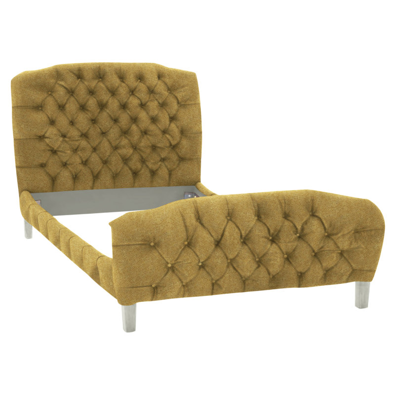 Upholstered Bed, Alistair Black, Brushy Bayou