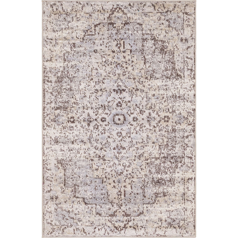 Enderson Ikat Indoor Rug, Rectangle 4' x 6'
