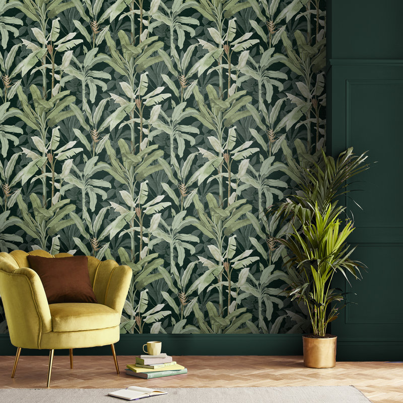 Borneo Emerald Wallpaper, Green