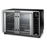 Gourmia 26 QT Air Fryer Convection Oven Combo, 17-1 Countertop Toaster Oven, Bake, Toast, Roast, Broil, Dehydrate And More, XL Capacity, French Doors, Digital LCD Display