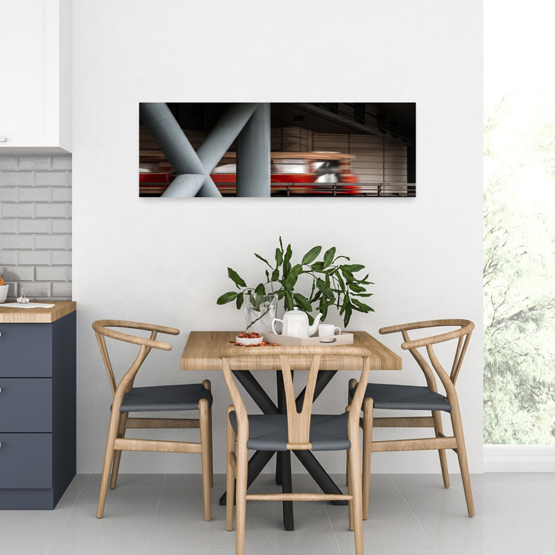 Dynamic Urban Transit by Gilbert Claes - Wrapped Canvas Panoramic Print, 30.48 cm H x 91.44 cm W