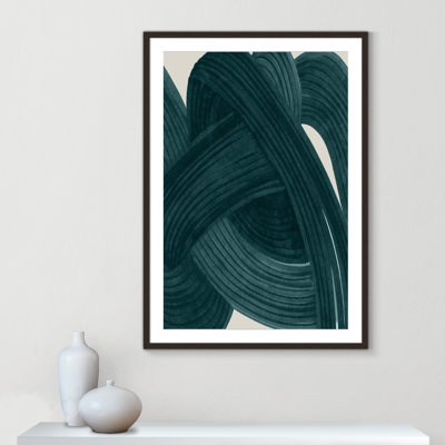 Tangle in Teal Print by Casa Fine Arts