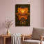 «Wendigo» par Michael Stewart, art mural en métal doré, 12 po x 16 po-1221494346