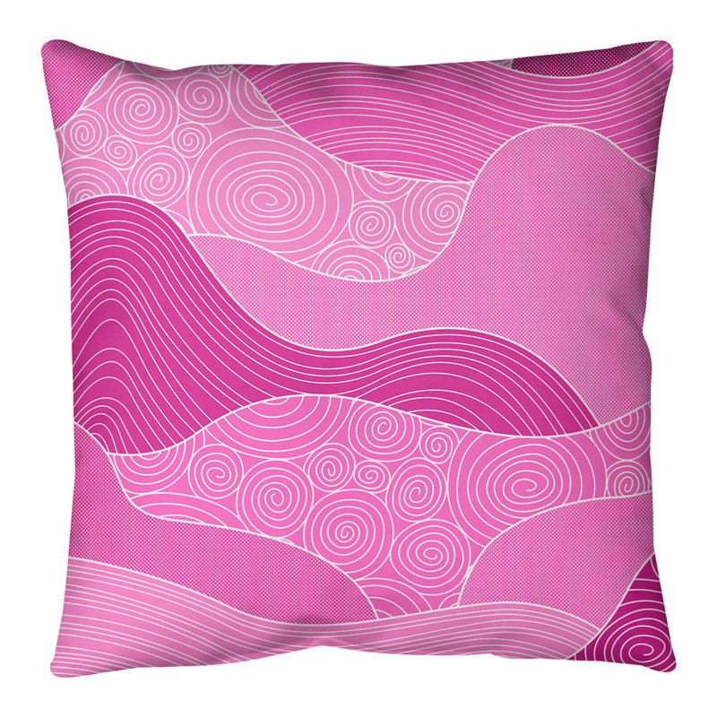 Coussin de sol Katelyn Elizabeth, 28 po x 28 po, Rose