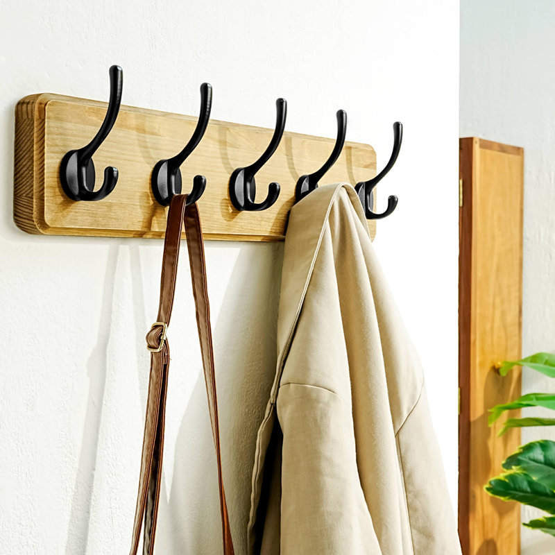 Portemanteaux mural 17,5 po, Marron clair