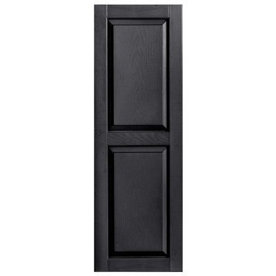 Exterior Vinyl Raised Panel Shutter Single