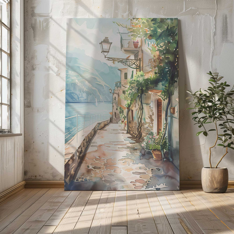 Coastal Greeting v2, grande impression sur toile, H 54 po x l 36 po