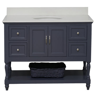 Hampton 48'' Single Bathroom Vanity with Top