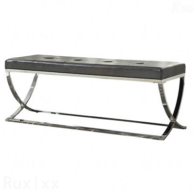Banc - Pieds courbés en bois