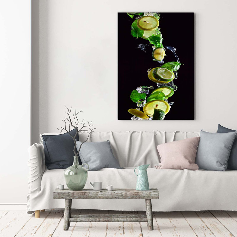 Limes And Lemons - Wrapped Canvas Print