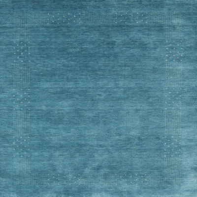 Tapis de zone bleu contemporain