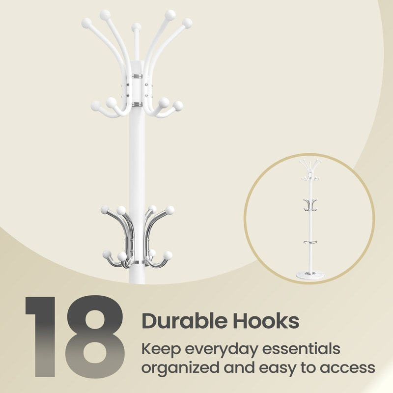 Coat Rack, White