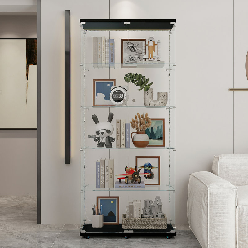 Vitrine en verre trempé